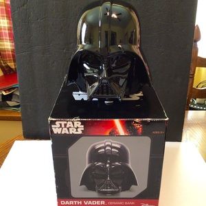 NIB Star Wars Darth Vader Ceramic Coin Bank